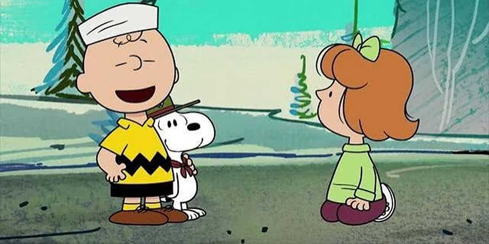 Charlie Brown, Snoopy, and Peggy Jean