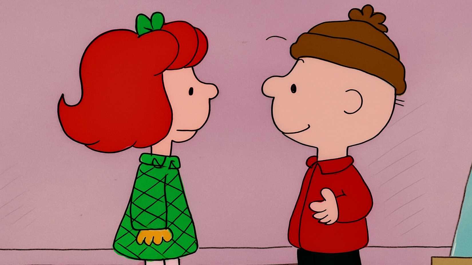 Peggy Jean and Charlie Brown in Peanuts