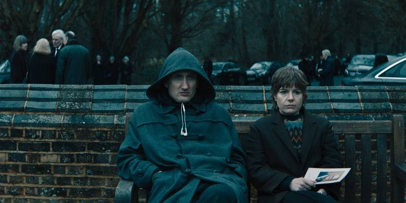Tom Brooke and Aimee-Ffion Edwards in Slow Horses Season 6