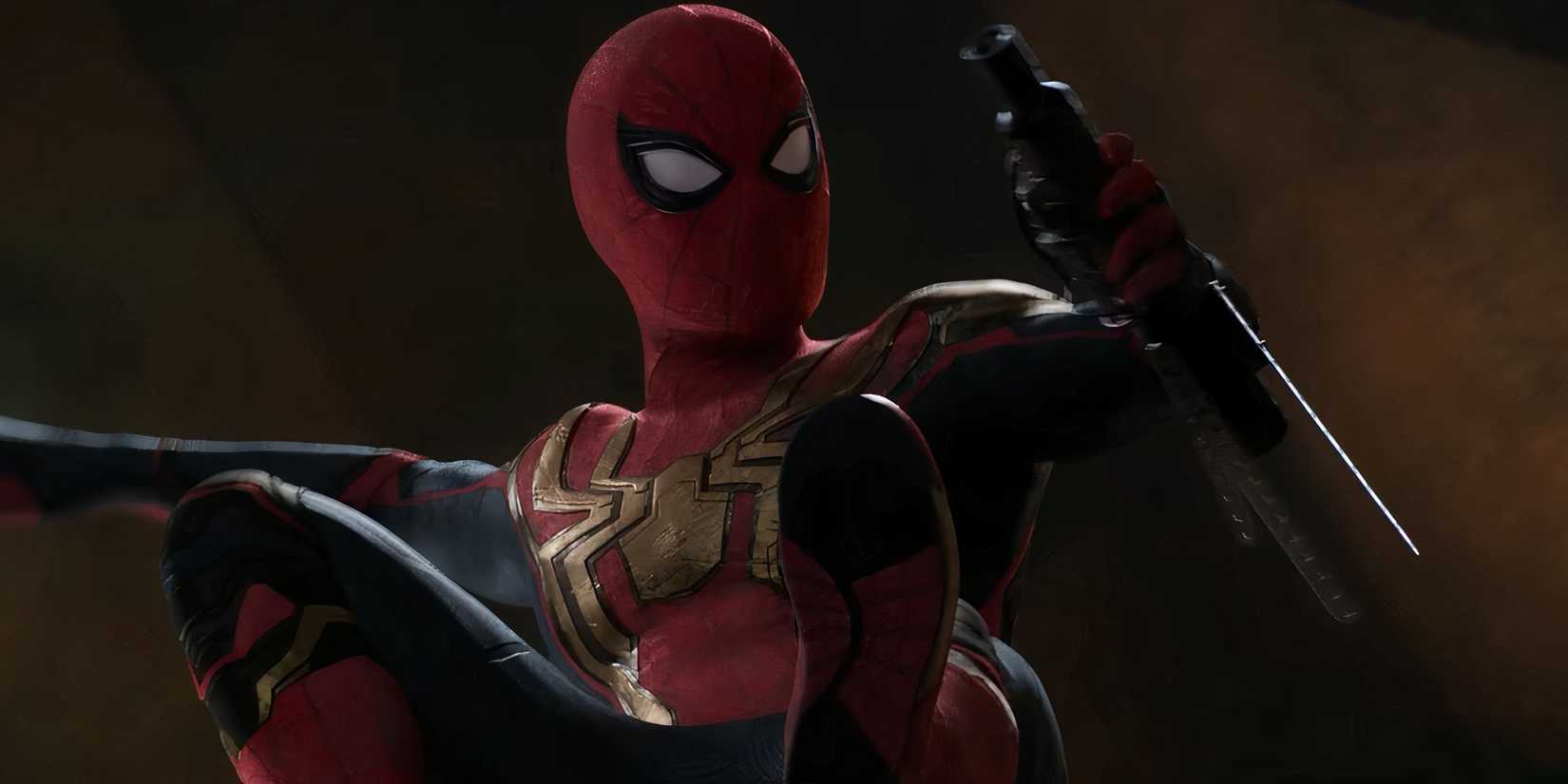 Spider-Man throwing a cure in Spider-Man: No Way Home