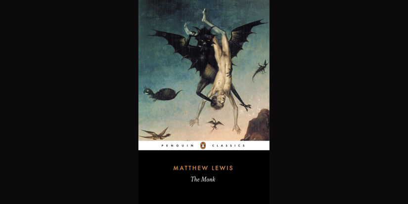 'The Monk' by Matthew Lewis book cover.