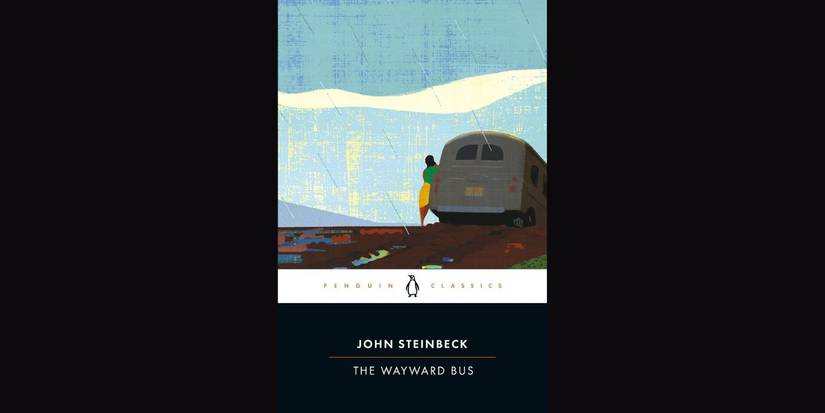 'The Wayward Bus' by John Steinbeck book cover.