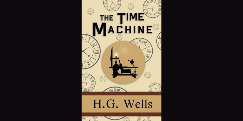 'The Time Machine' by H.G. Wells book cover.