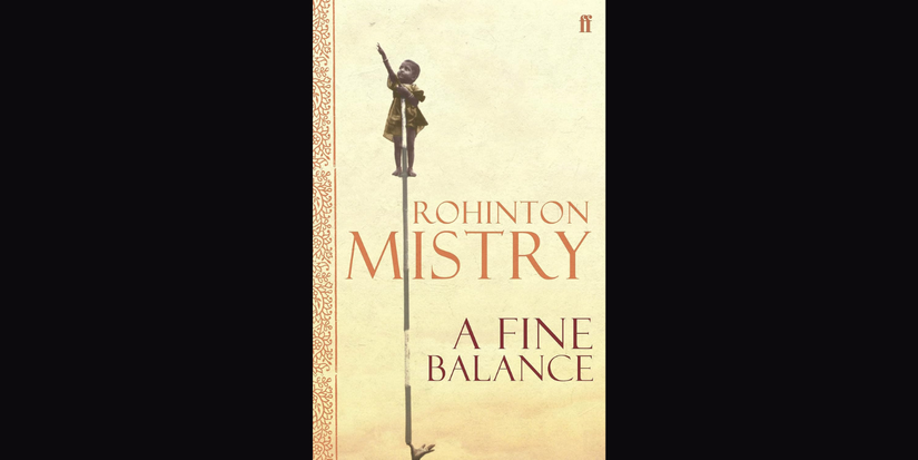 ‘A Fine Balance’ by Rohinton Mistry book cover.