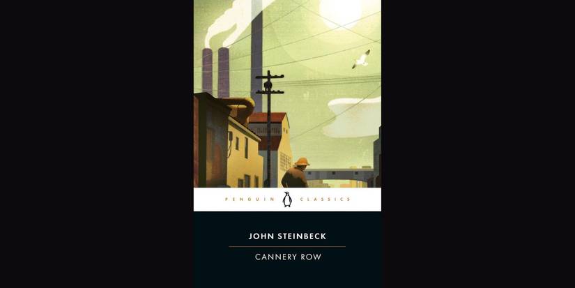 'Cannery Row' by John Steinbeck book cover.
