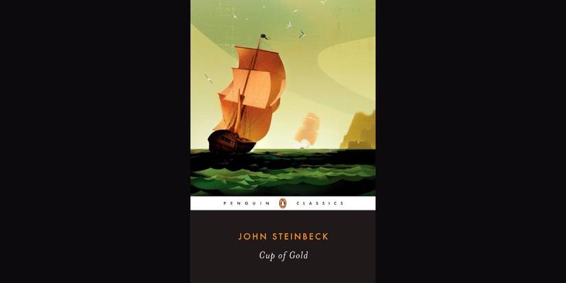 'Cup of Gold' by John Steinbeck book cover.