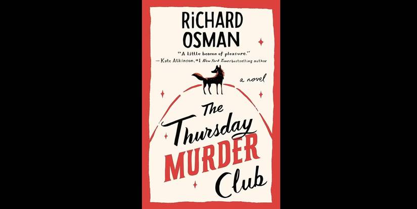 The book cover for "The Thursday Murder Club" by Richard Osman.