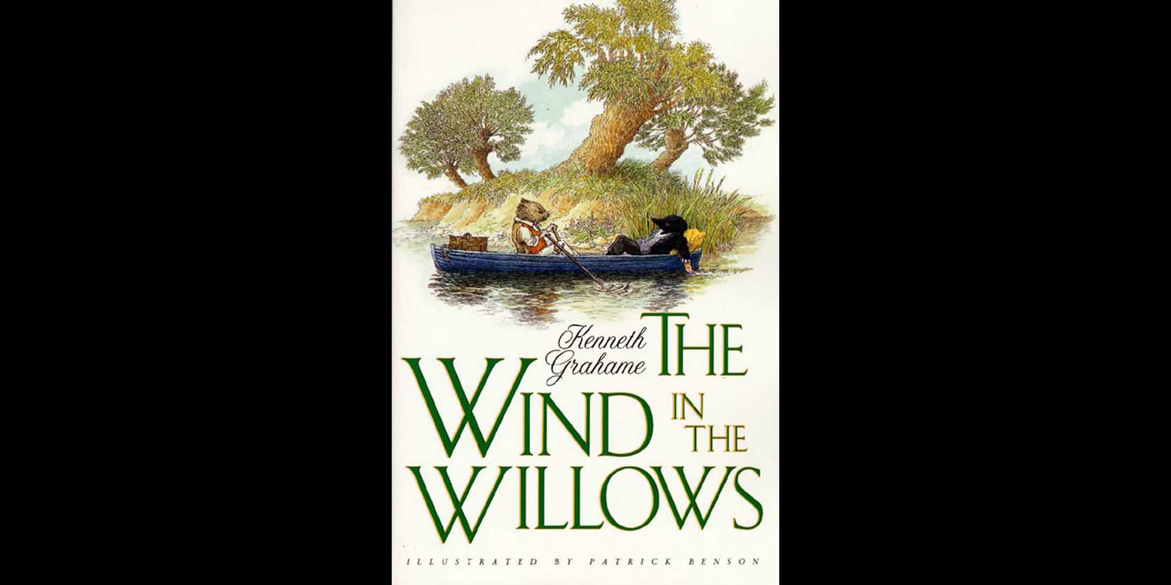 The cover of 'The Wind in the Willows' by Kenneth Grahame.