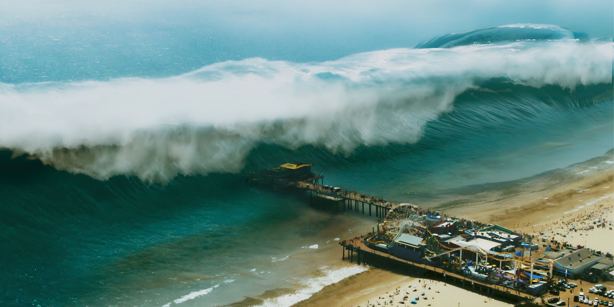 tsunami-approaches-santa-monica-pier-9-1-1-season-3-sink-or-swim '9-1-1' Needs To Say Goodbye to Its Biggest Gimmick