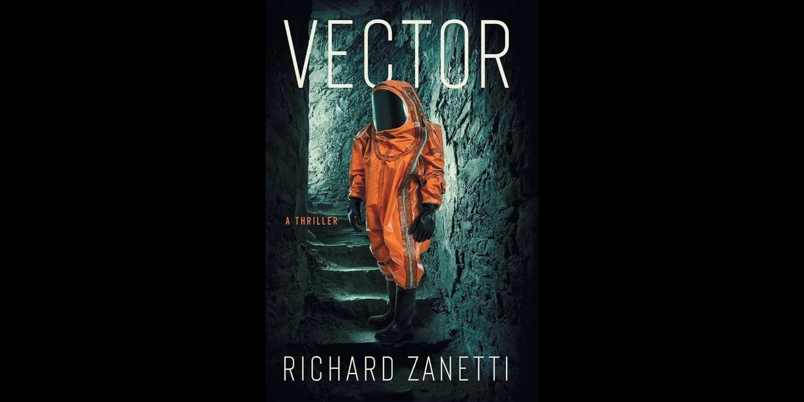 The book cover for 'Vector: A Thriller' by Richard Zanetti.