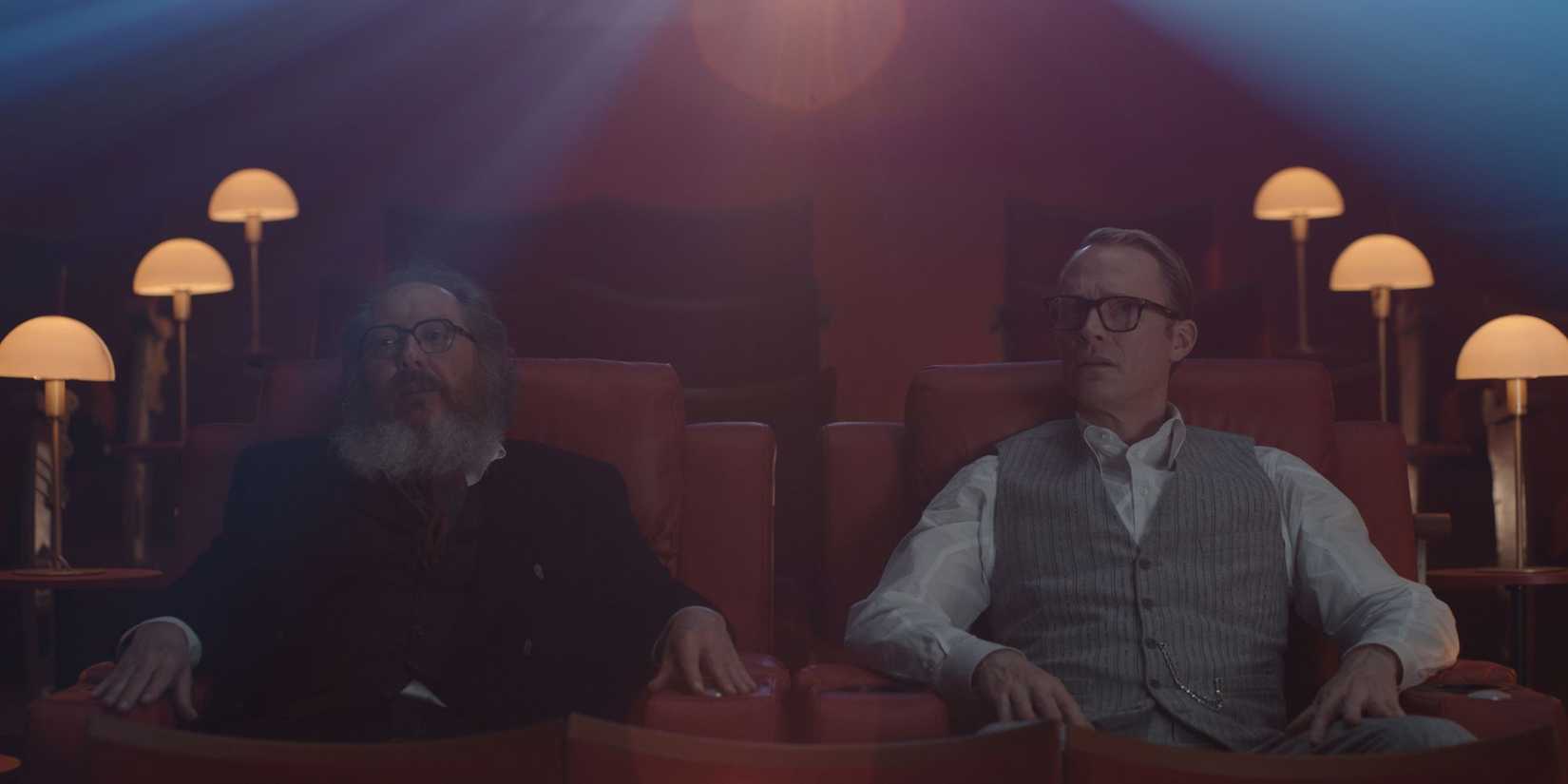 James Spader as Ultron and Paul Bettany as Vision in VisionQuest