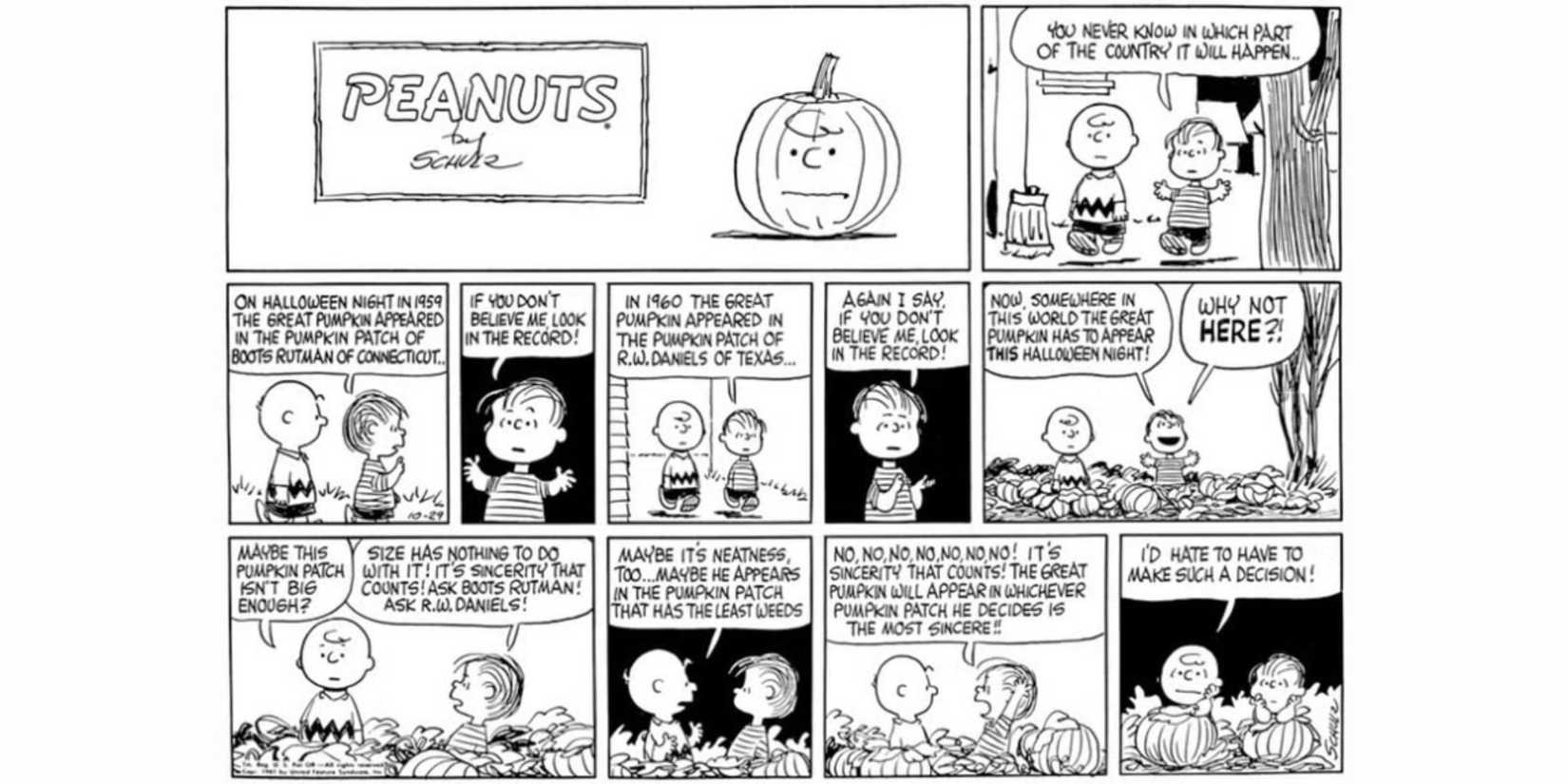 Where Will the Great Pumpkin Appear?