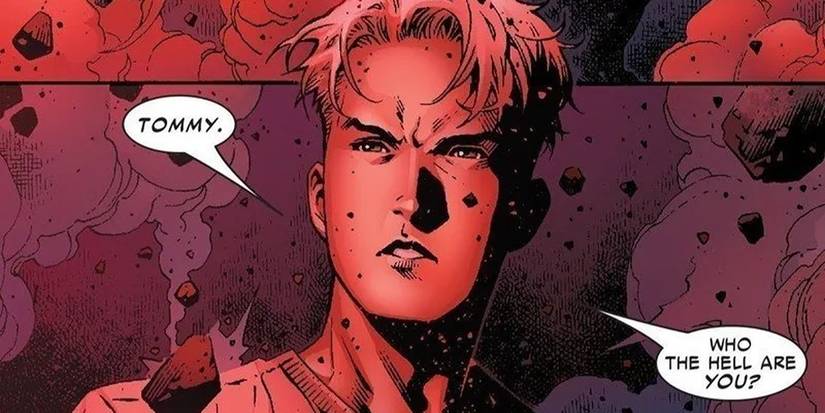 Speed, Tommy Shepherd, looking confused in a detention facility in Marvel Comics