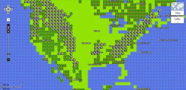 Google Launches 8-Bit Google Maps