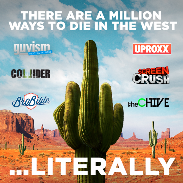 A MILLION WAYS TO DIE IN THE WEST Poster and Red Band Spot