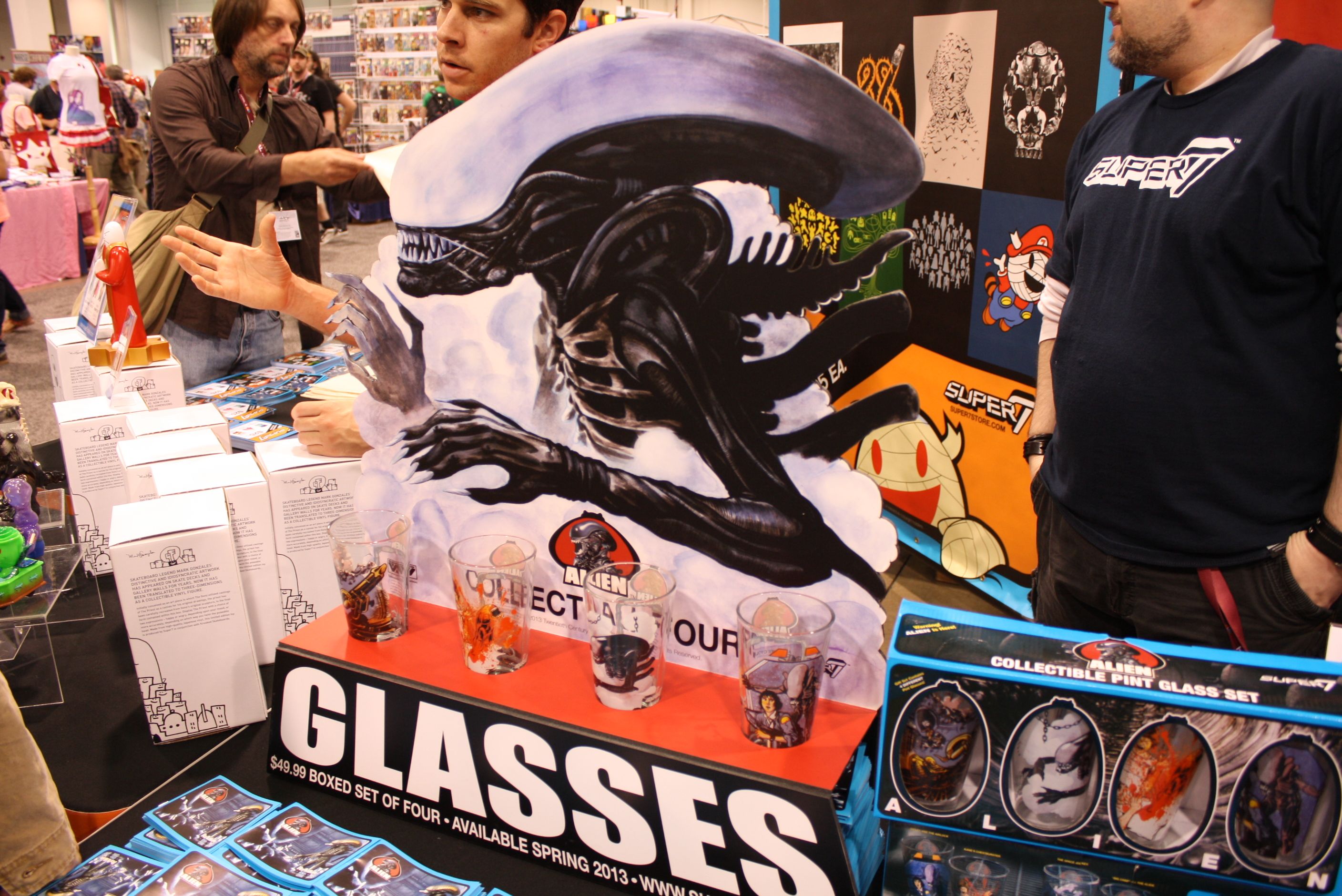 エイリアン　alien super7 スーパー7 コップ　グラス　新品未使用品 エイリアン alien super7 スーパー7 コップ グラス 新品未使用品