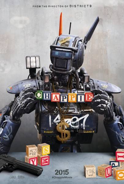 Chappie Poster Shows off Building Blocks and Bling for New Sci-Fi Comedy