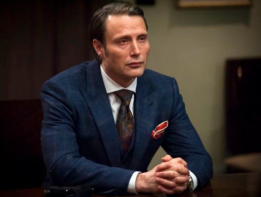 Mads Mikkelsen as Dr. Hannibal Lecter in Episode 11 of Season 1 of Hannibal