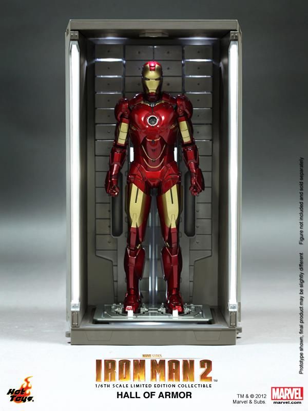Hot Toys IRON MAN 2 Hall of Armor Collectibles