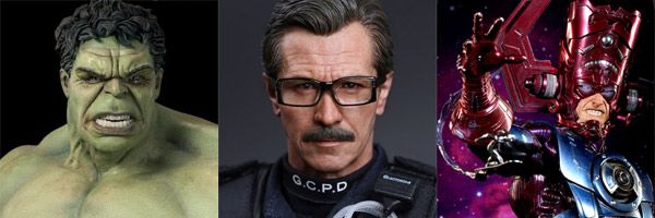 Hot Toys Jim Gordon; Plus the Hulk and Galactus Maquettes
