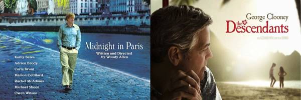 MIDNIGHT IN PARIS and THE DESCENDANTS Pick up Writers Guild Awards for ...