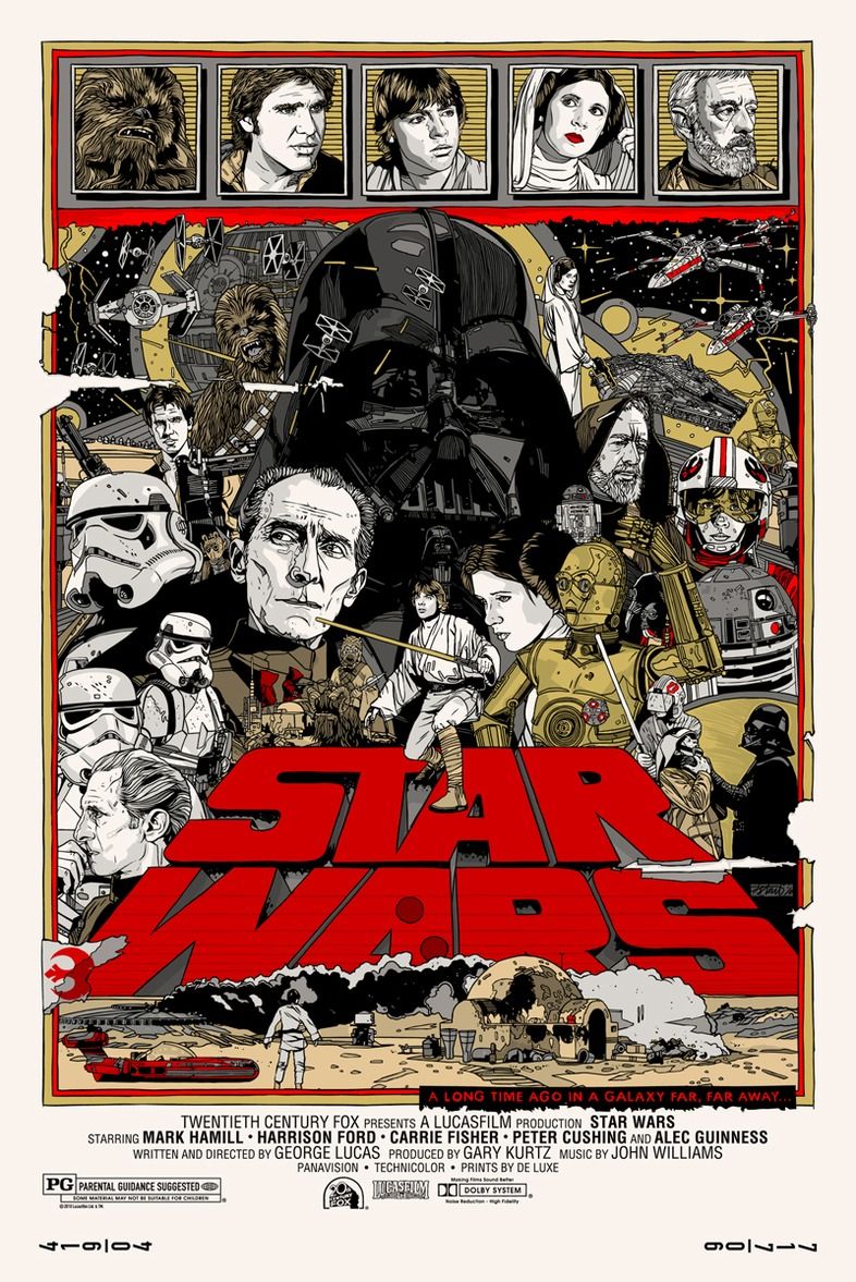 STAR WARS スターウォーズmondo限定ポスター　タイラースタウト Tyler Stout Delivers the Final Mondo STAR WARS Posters