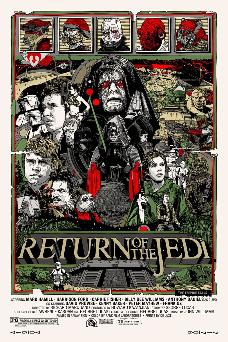 Tyler Stout Delivers the Final Mondo STAR WARS Posters