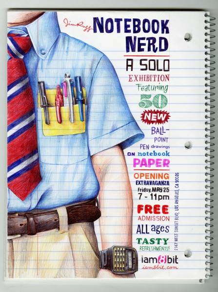 IAm8Bit Hosts NOTEBOOK NERD Featuring the Artwork of Jim Rugg