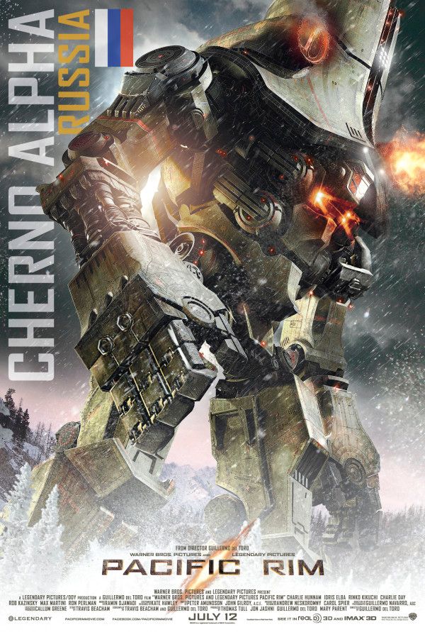 PACIFIC RIM Posters Feature All Five Jaegers