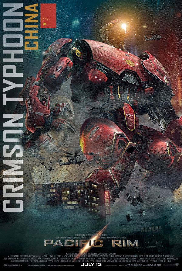 PACIFIC RIM Posters Feature All Five Jaegers