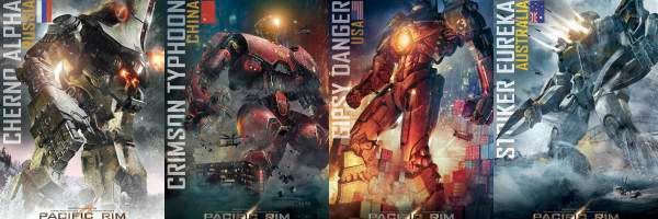 PACIFIC RIM Posters Feature All Five Jaegers