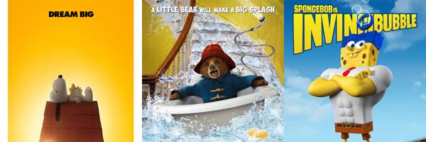 New The Peanuts Movie Poster Plus New Posters for Paddington and SpongeBob