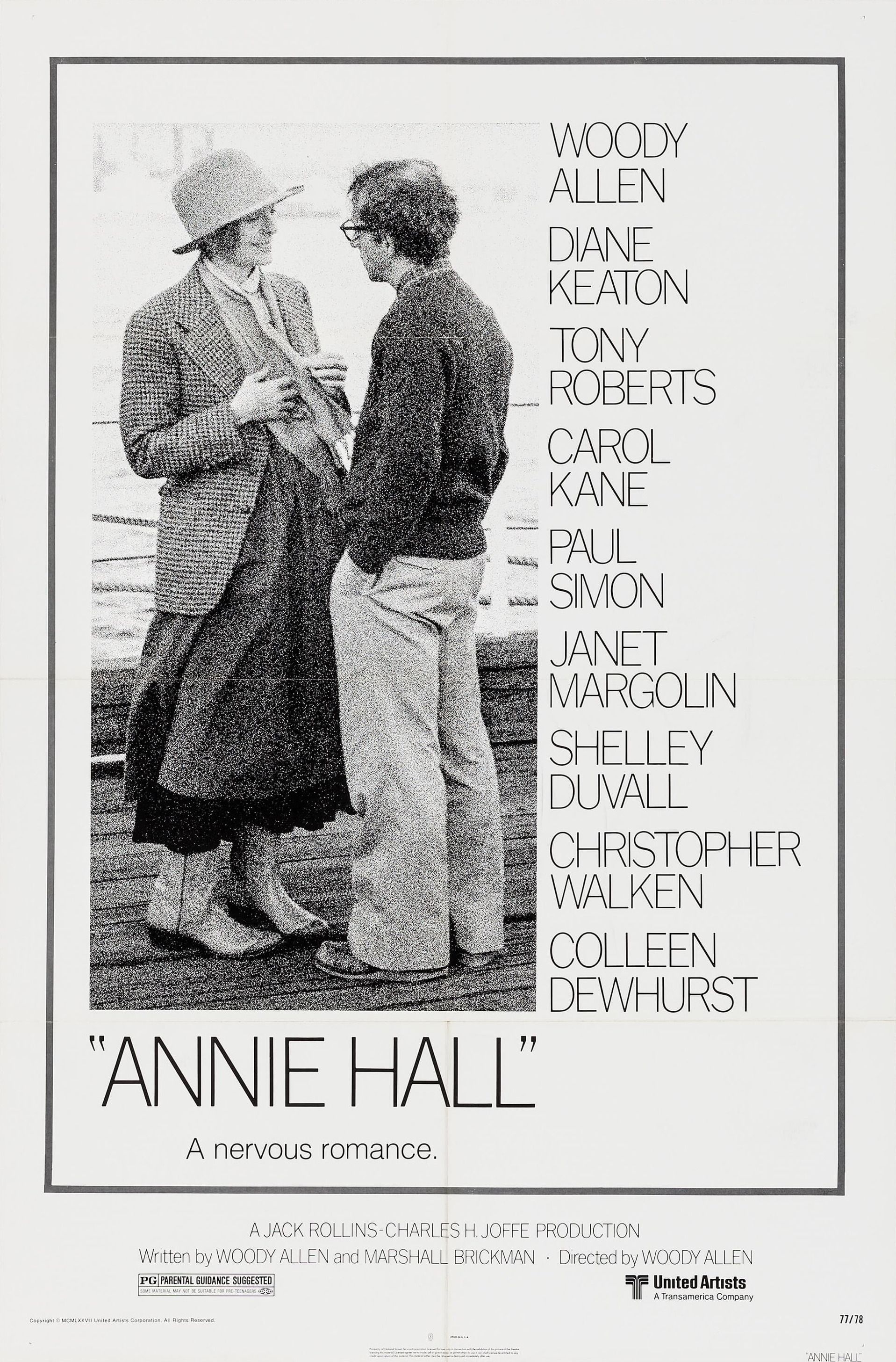 Pôster do filme Annie Hall com Diane Keaton