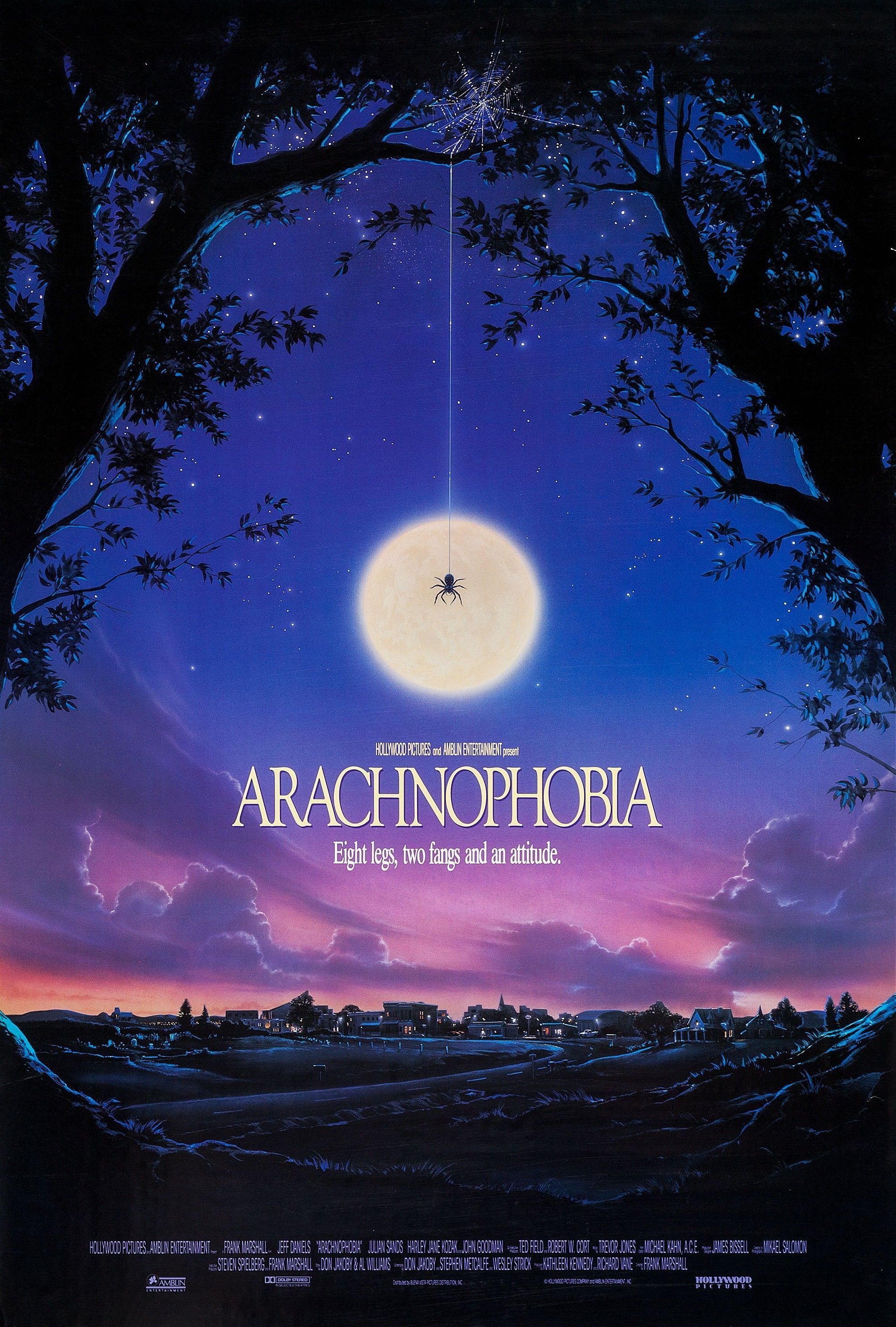 Pôster do filme Arachnophobia com John Goodman
