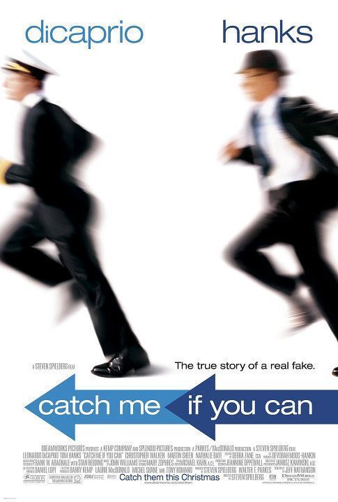 Pôster do filme Prenda-me Se For Capaz (Catch Me If You Can) com Leonardo DiCaprio e Tom Hanks