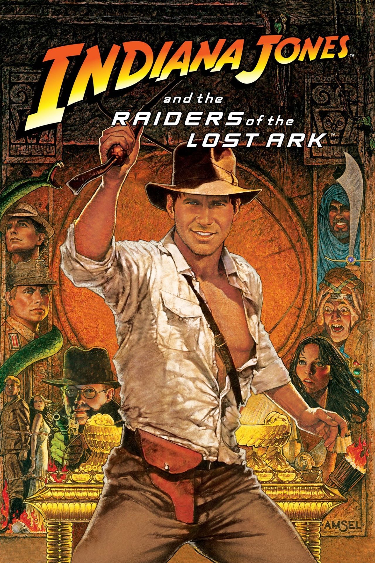 Pôster do filme Indiana Jones e os Caçadores da Arca Perdida.