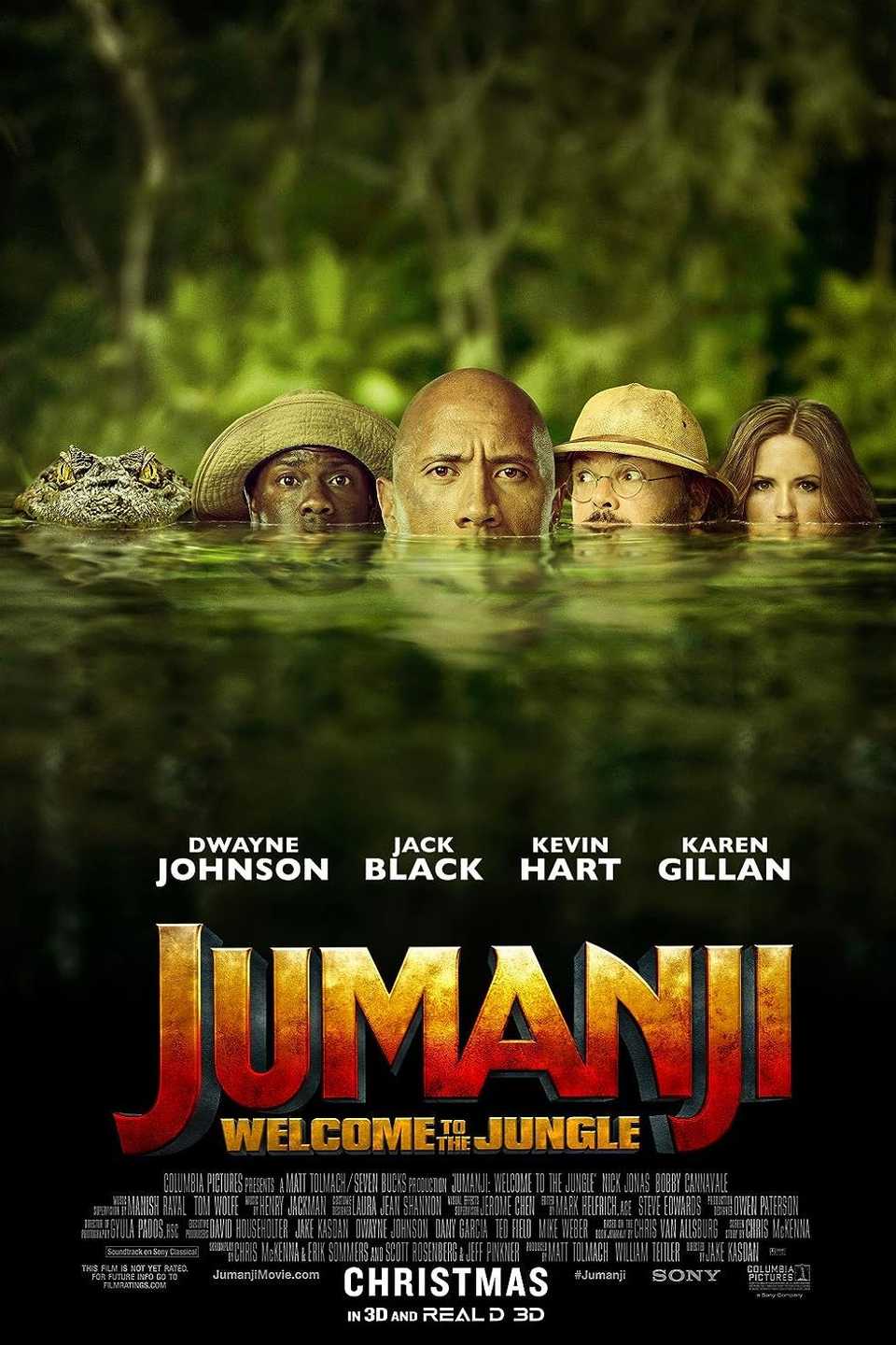 Jumanji Welcome to the Jungle Movie Poster