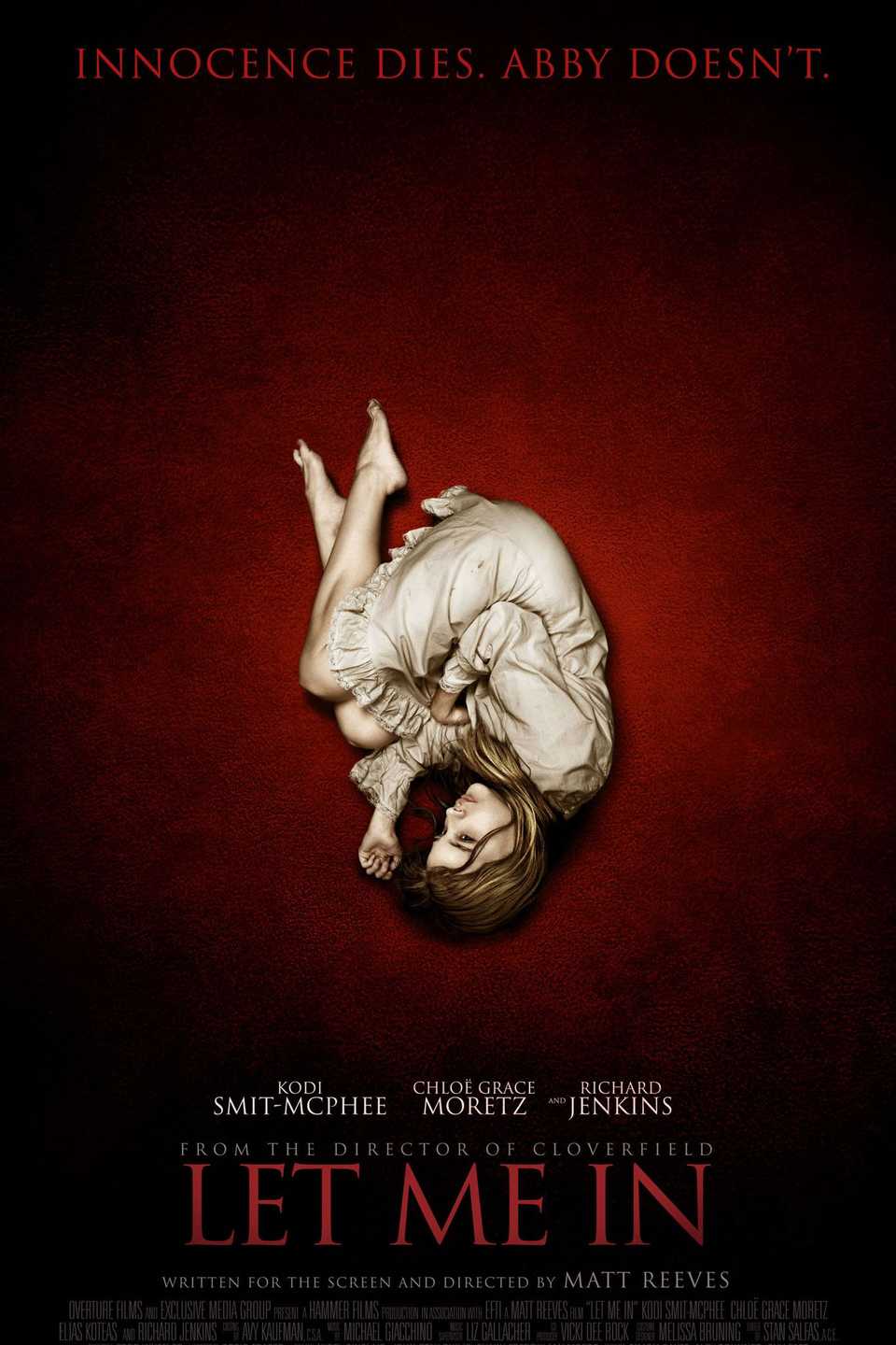 Deixe -me entrar no pôster do filme