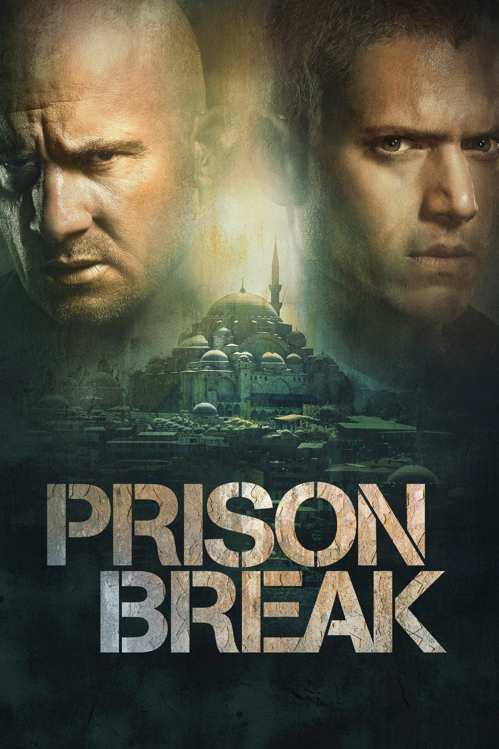 Poster da série Prison Break com o novo elenco.