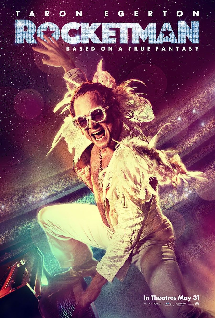 Pôster oficial do filme Rocketman.