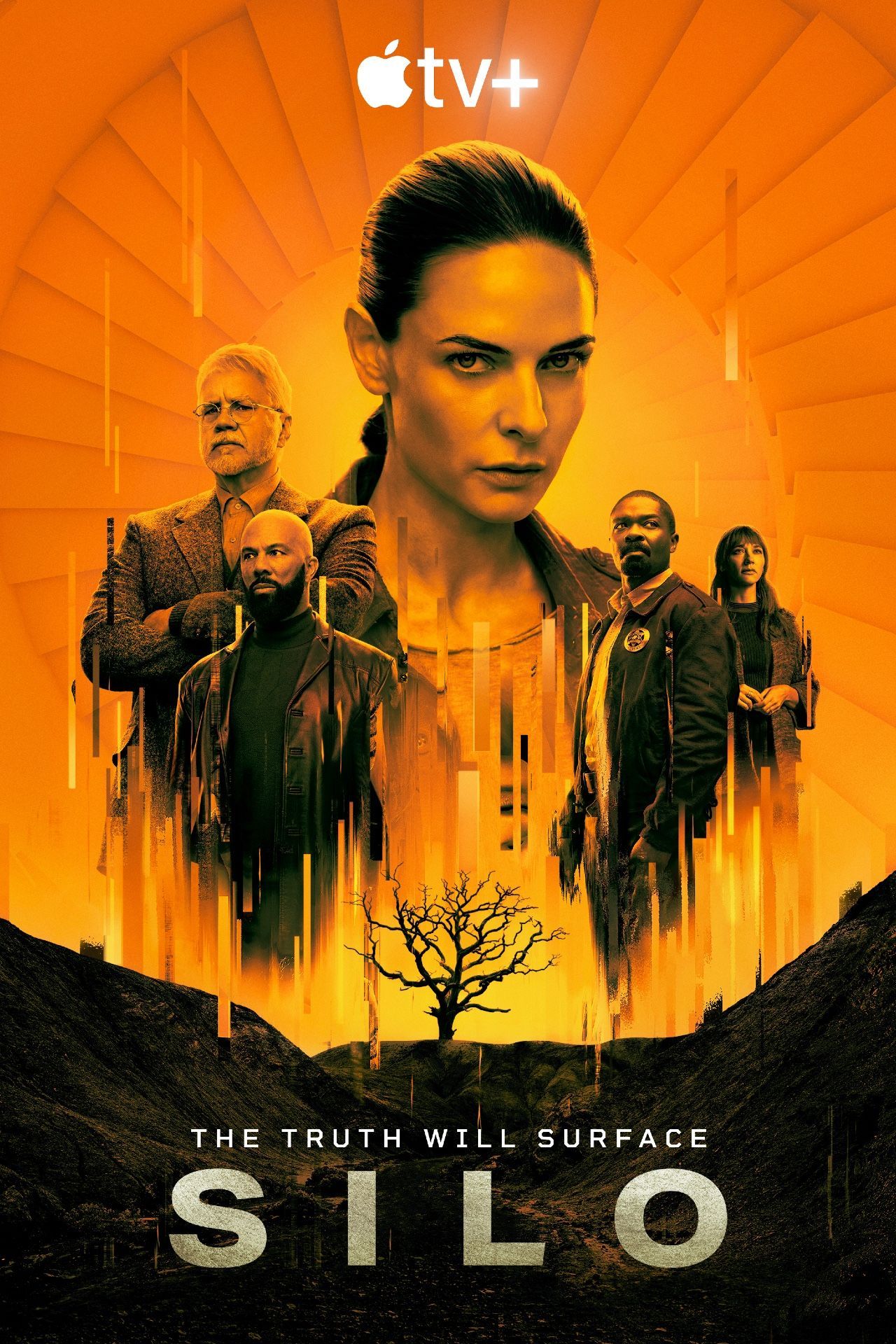 Poster oficial da série Silo da Apple TV+