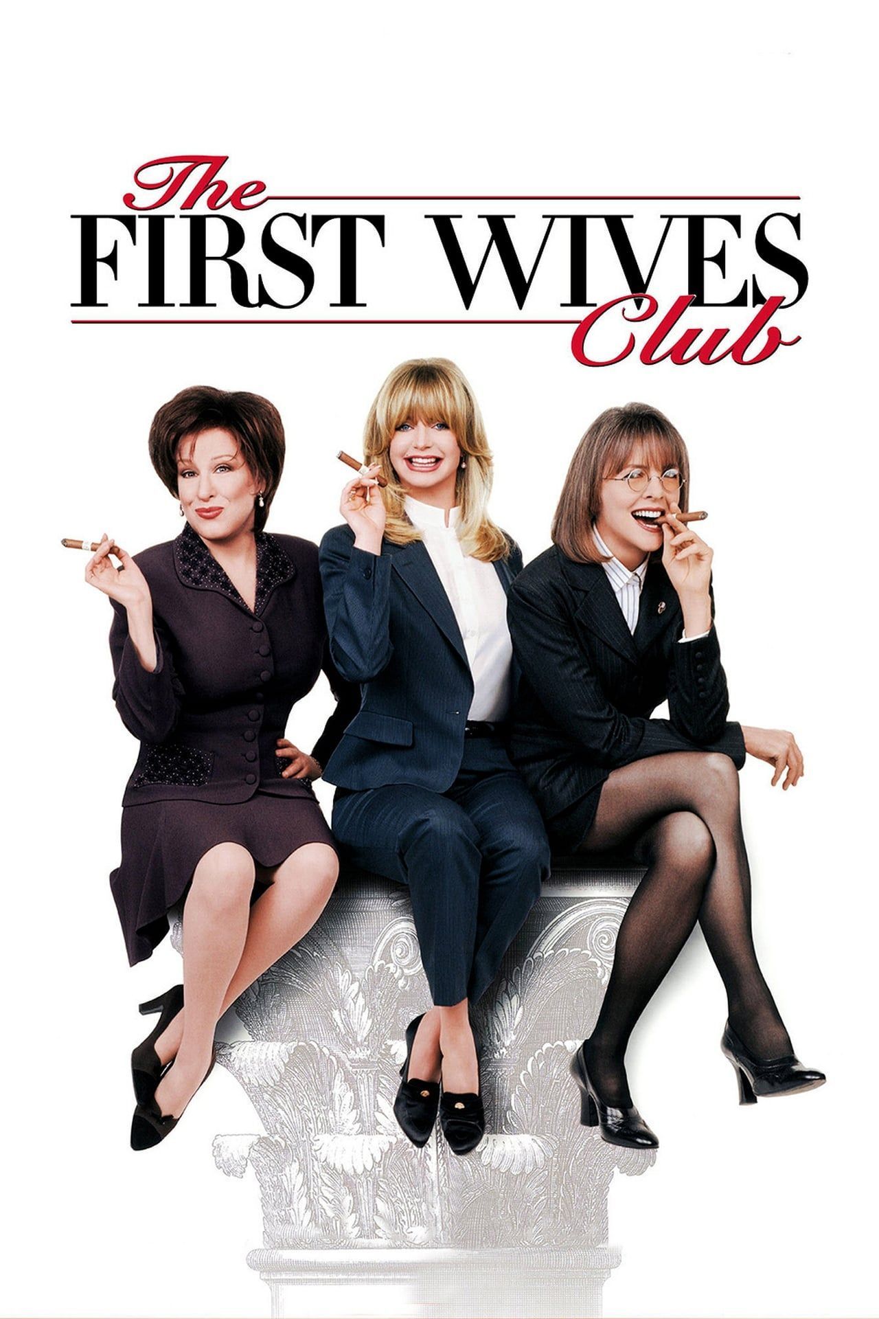 Diane Keaton, Bette Midler e Goldie Hawn em cena de O Clube das Mulheres.