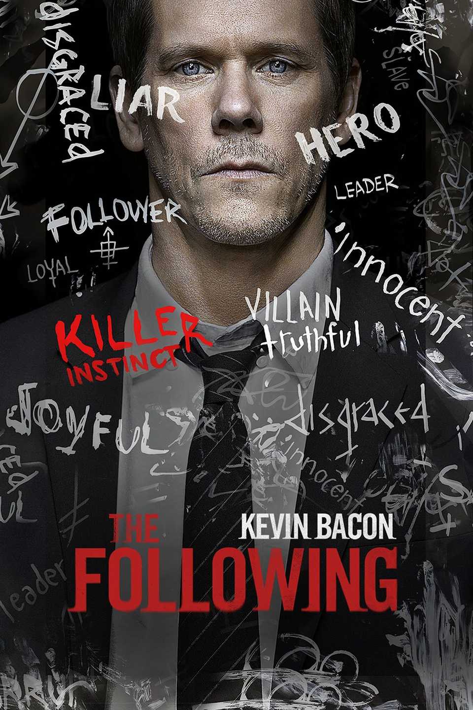Suspenseful thriller series posters displayed on a TV screen