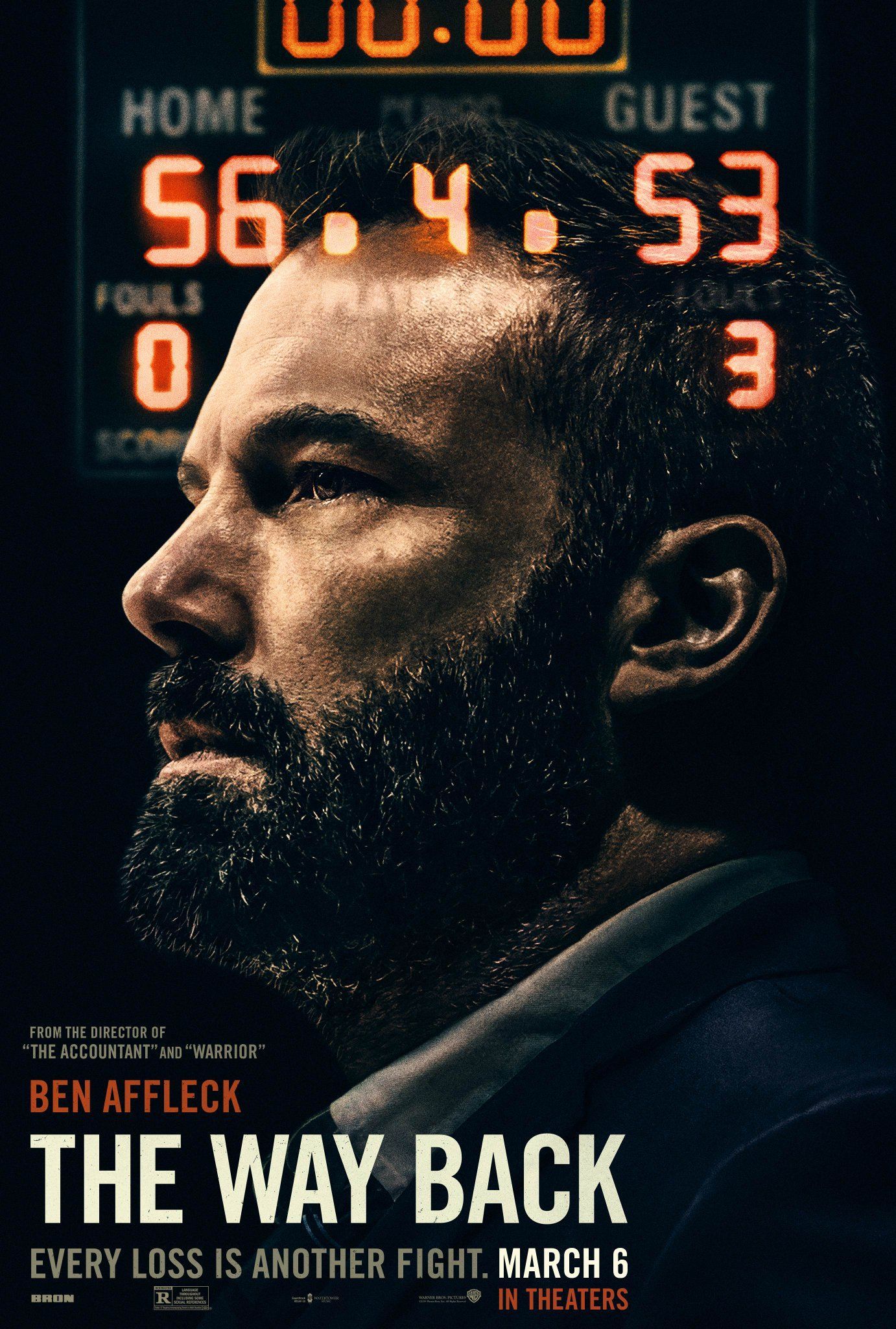 Pôster oficial do filme O Caminho de Volta com Ben Affleck