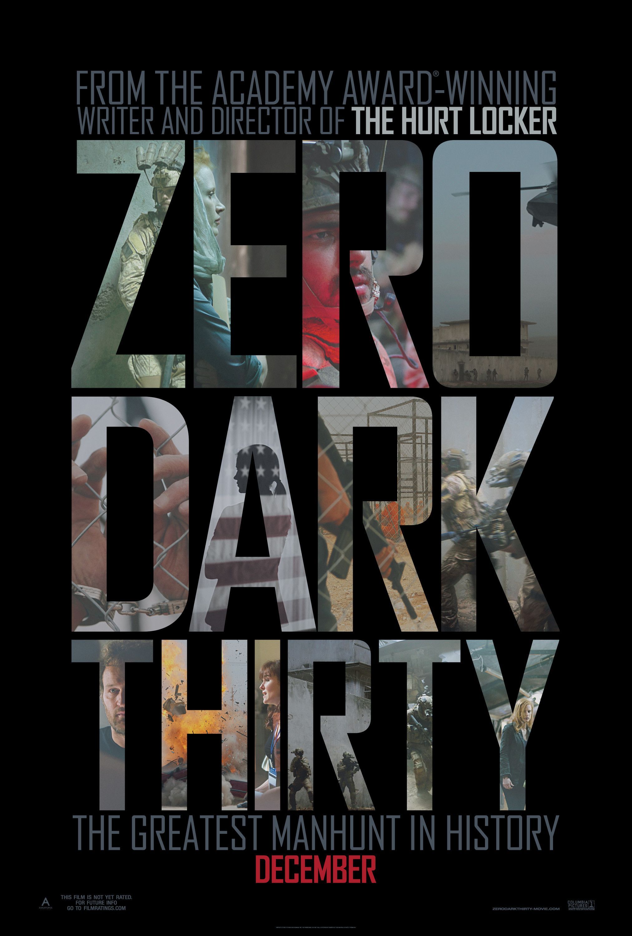 Pôster oficial do filme Zero Dark Thirty com Chris Pratt