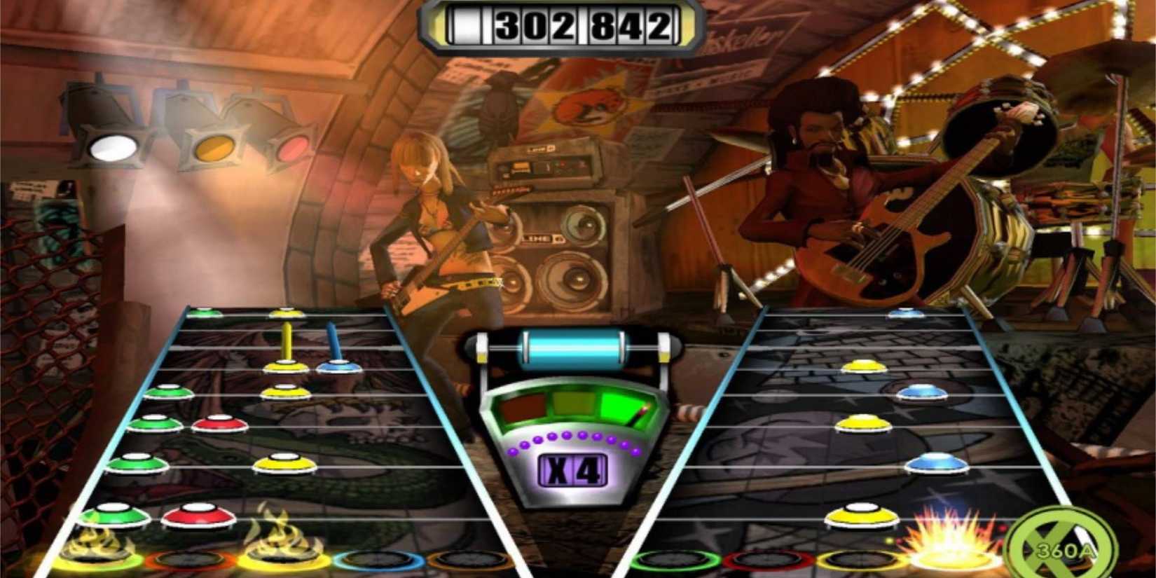 Screen of the game Guitar Hero II