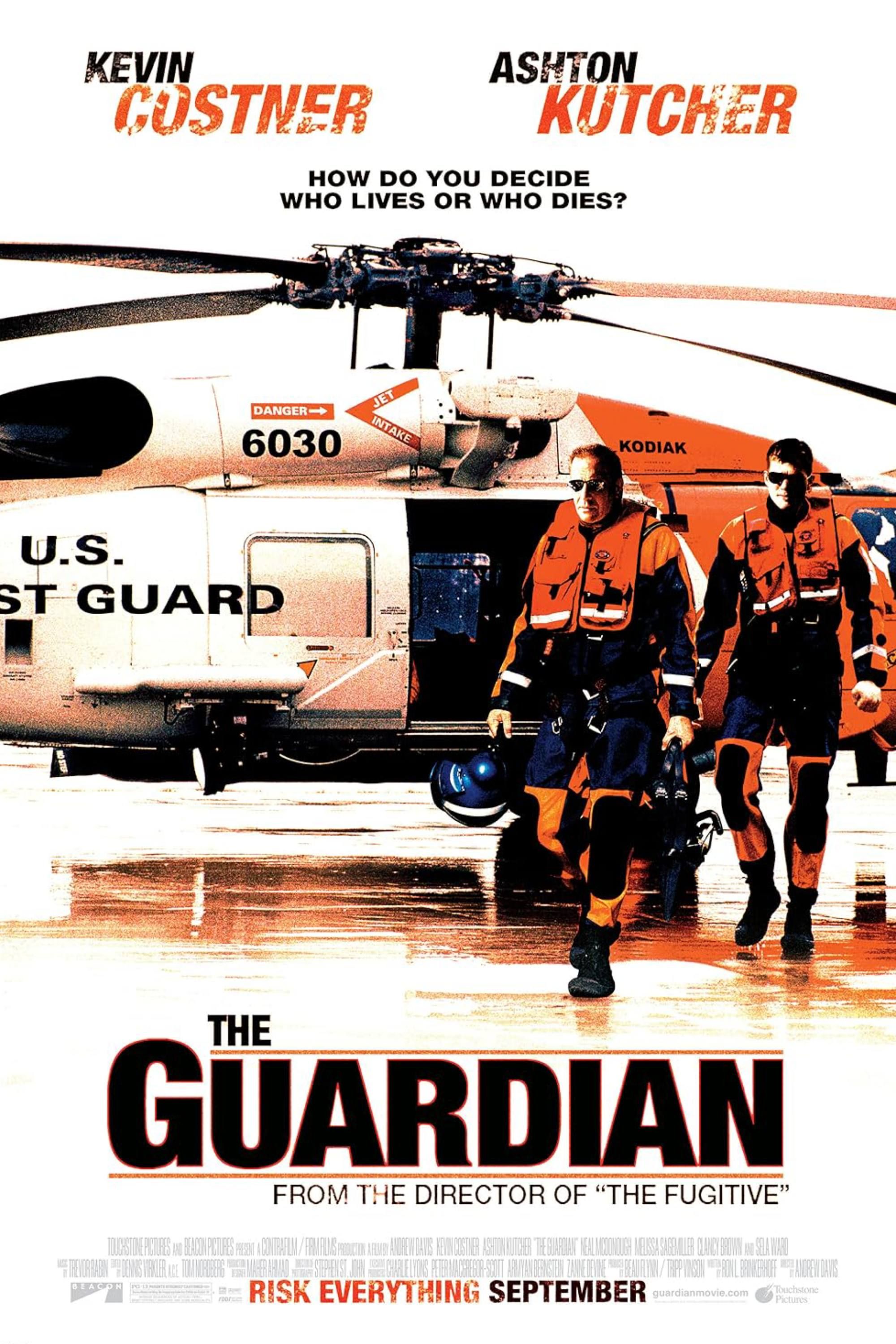 Pôster do filme The Guardian estrelado por Kevin Costner.