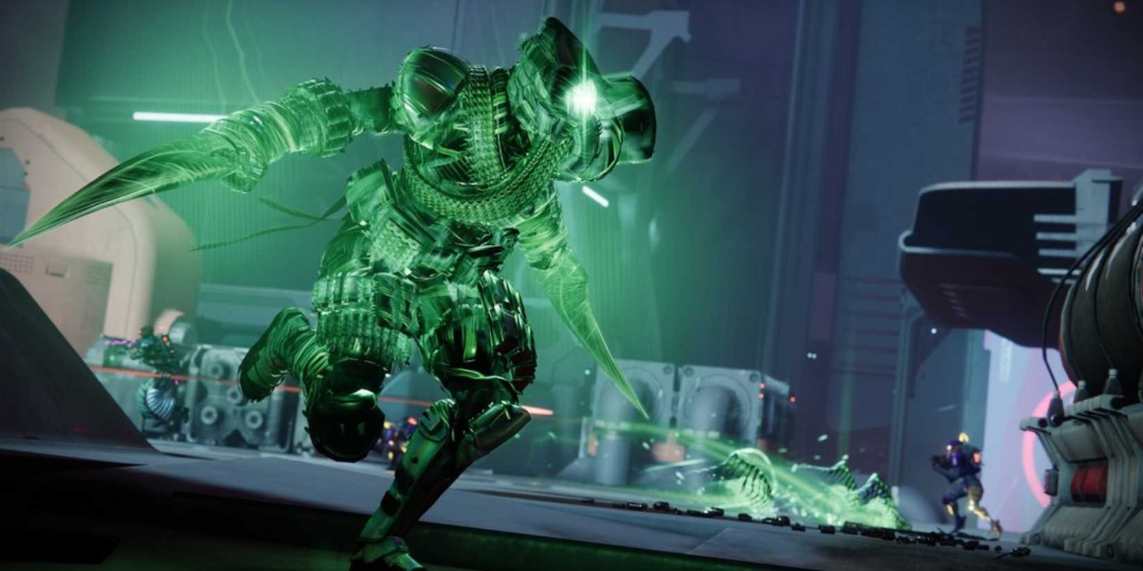 A Titan from Destiny 2 using Strand