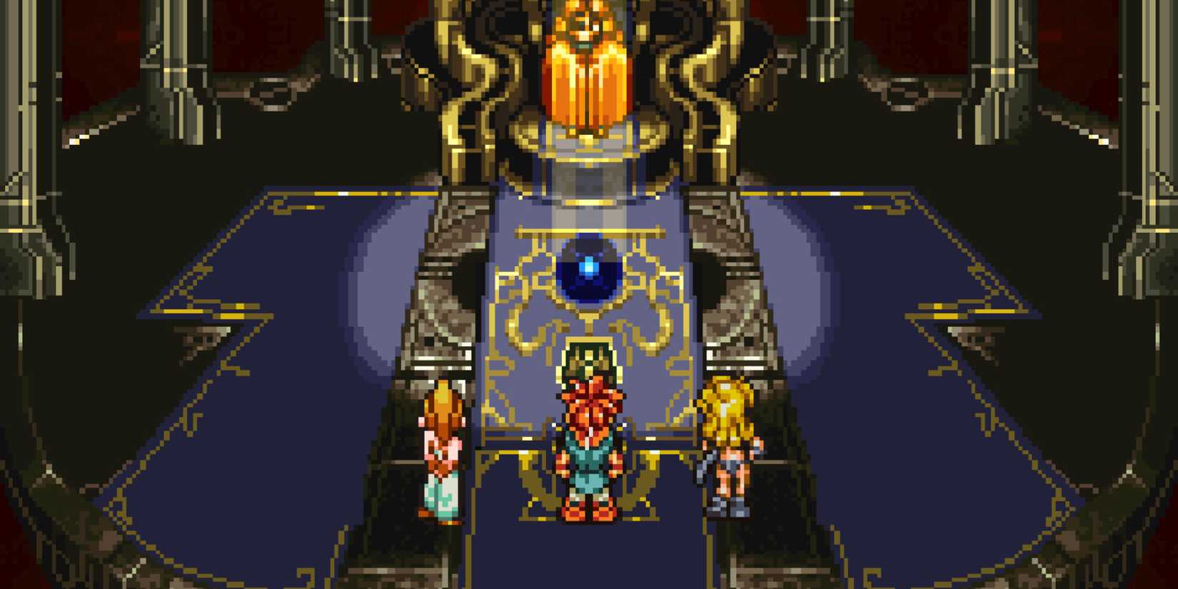 Characters talking to Dalton in Chrono Trigger