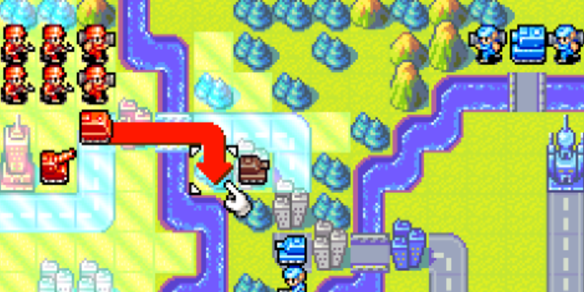 advance-wars-friendly-troops-and-armor-cross-a-bridge-1.png